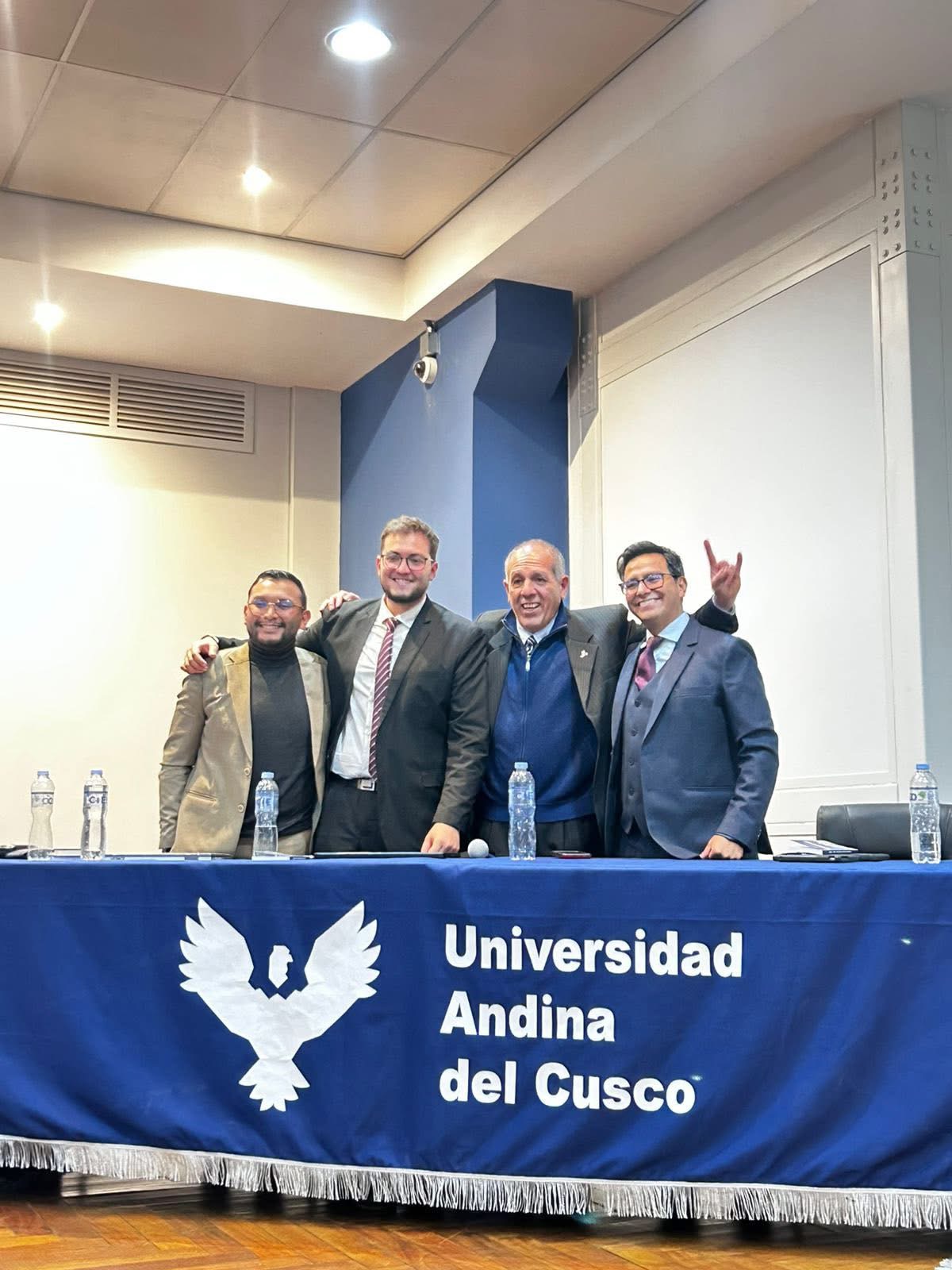 Registro del encuentro internacional en la Universidad Andina del Cusco